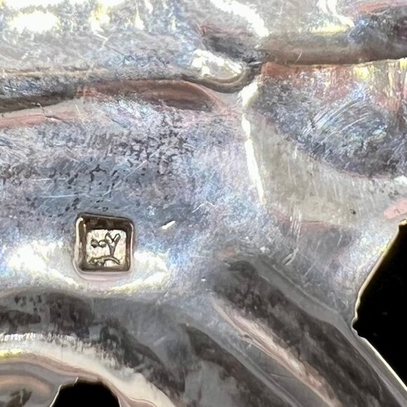 Egyptian Pharoah Sterling Brooch - Picture 7 of 7